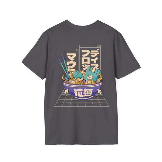 Tech Ramen - Anime World - Unisex T-Shirt - Back Print - STREET STYLE
