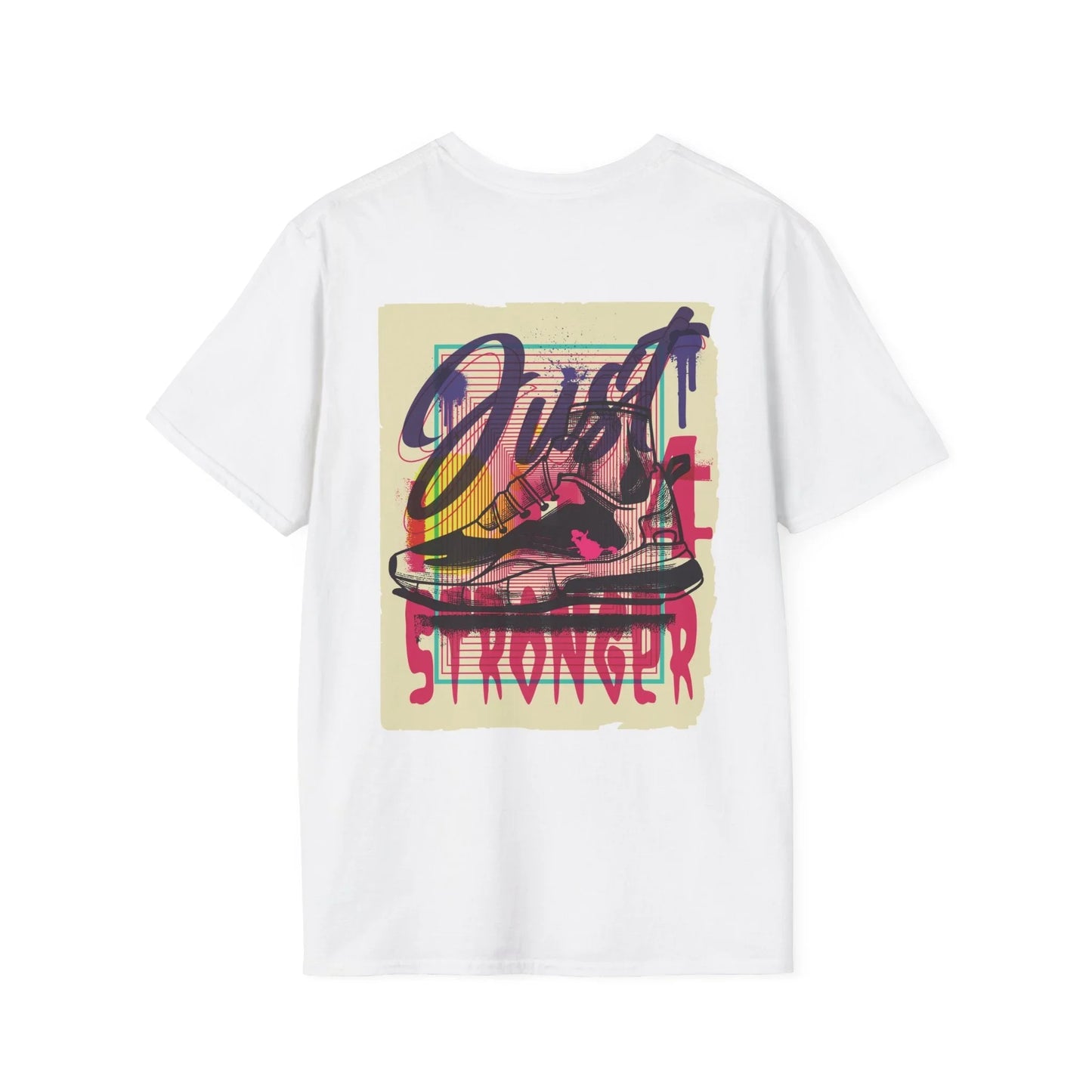 Shoes - Urban Graffiti - Unisex T-Shirt - Back Print - STREET STYLE