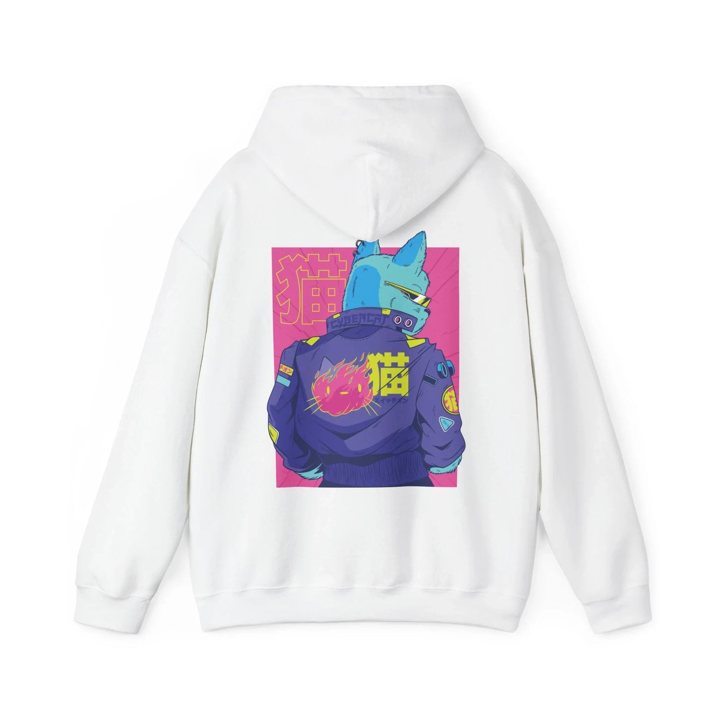 Cyberpunk Cat - Anime World - Unisex Hoodie - STREET STYLE