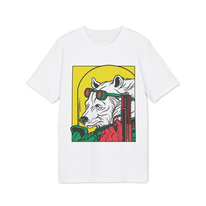 Ice Bear Gun - Comic Mafia - Premium Bio Unisex T-Shirt - Front Print - STREET STYLE