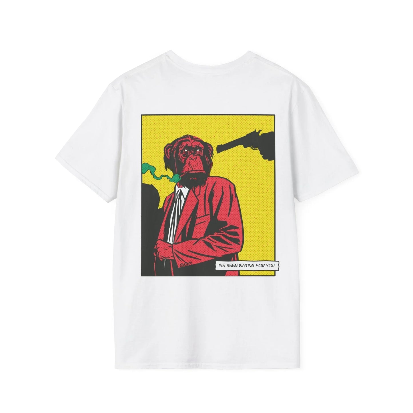 Monkey - Comic Mafia - Unisex T-Shirt - Back Print - STREET STYLE