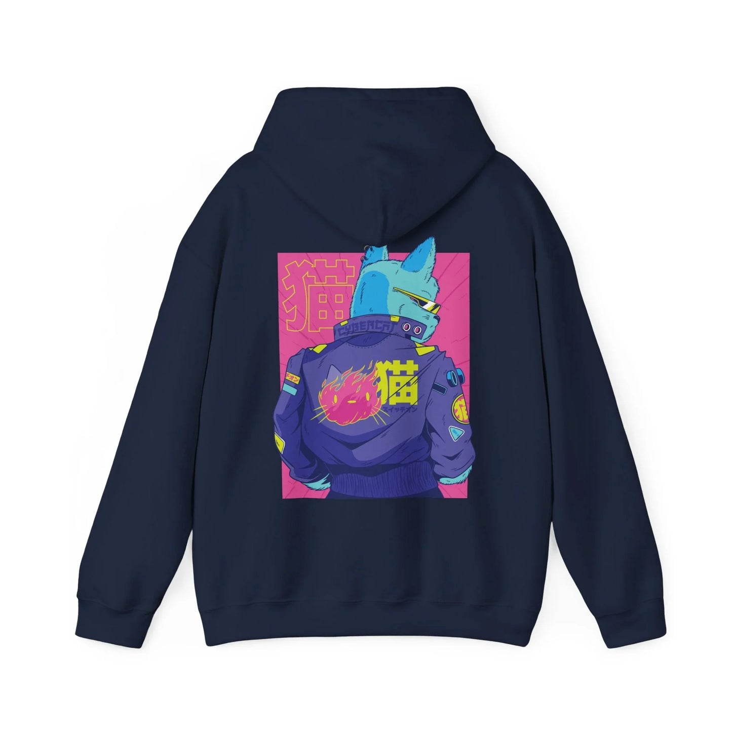 Cyberpunk Cat - Anime World - Unisex Hoodie - STREET STYLE