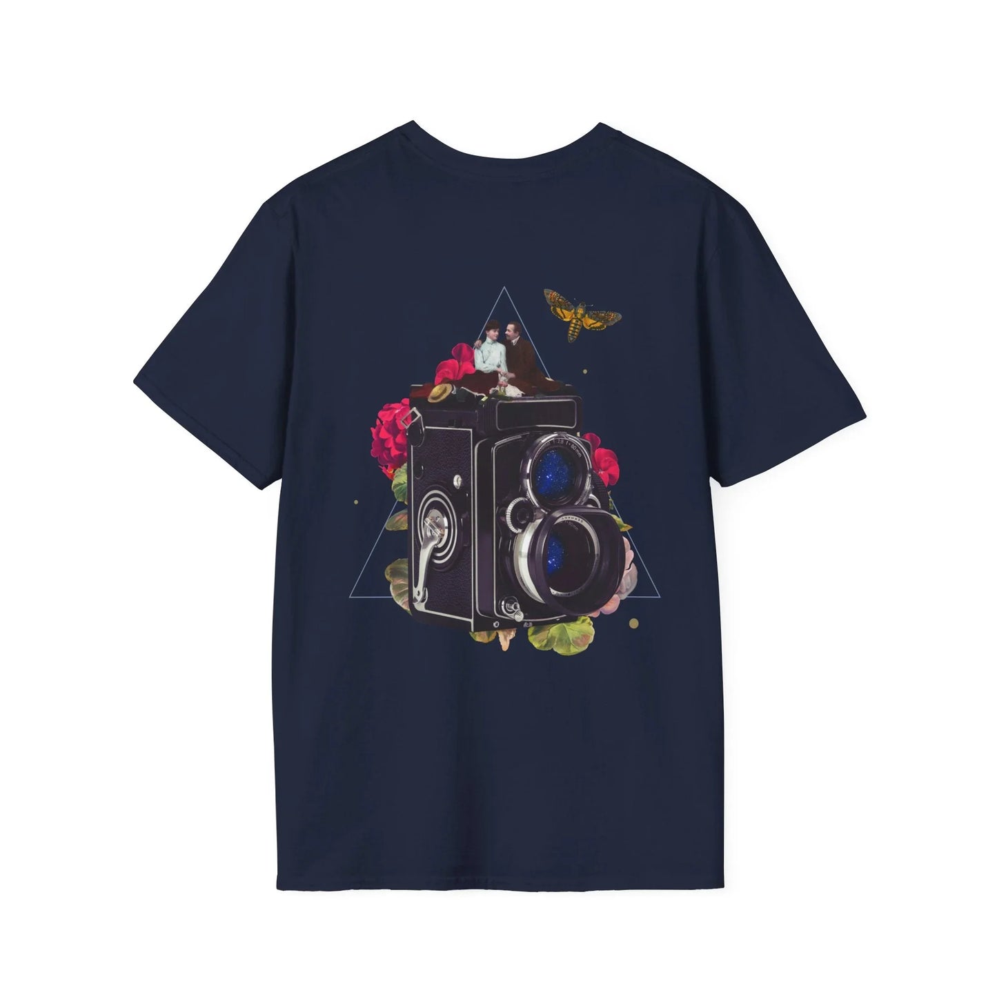Camera - Quirky Collage - Unisex T-Shirt - Back Print - STREET STYLE