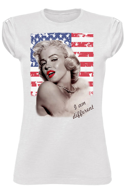Marilyn Monroe Cantante Attrice The Legend 17-2 Lady Donna 100% Cotone Pettinato JK - STREET STYLE