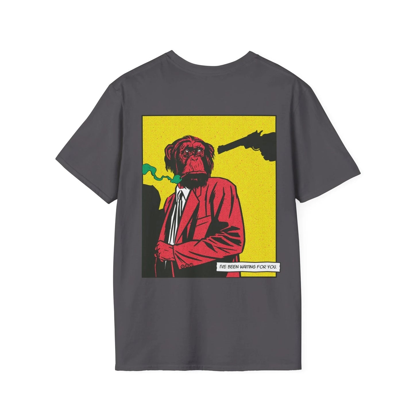 Monkey - Comic Mafia - Unisex T-Shirt - Back Print - STREET STYLE