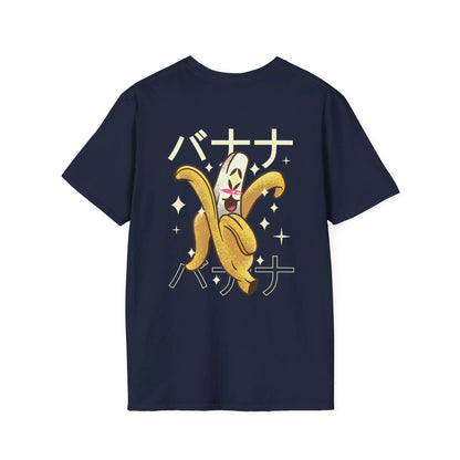 Banana - Kawaii Character - Unisex T-Shirt - Back Print - STREET STYLE