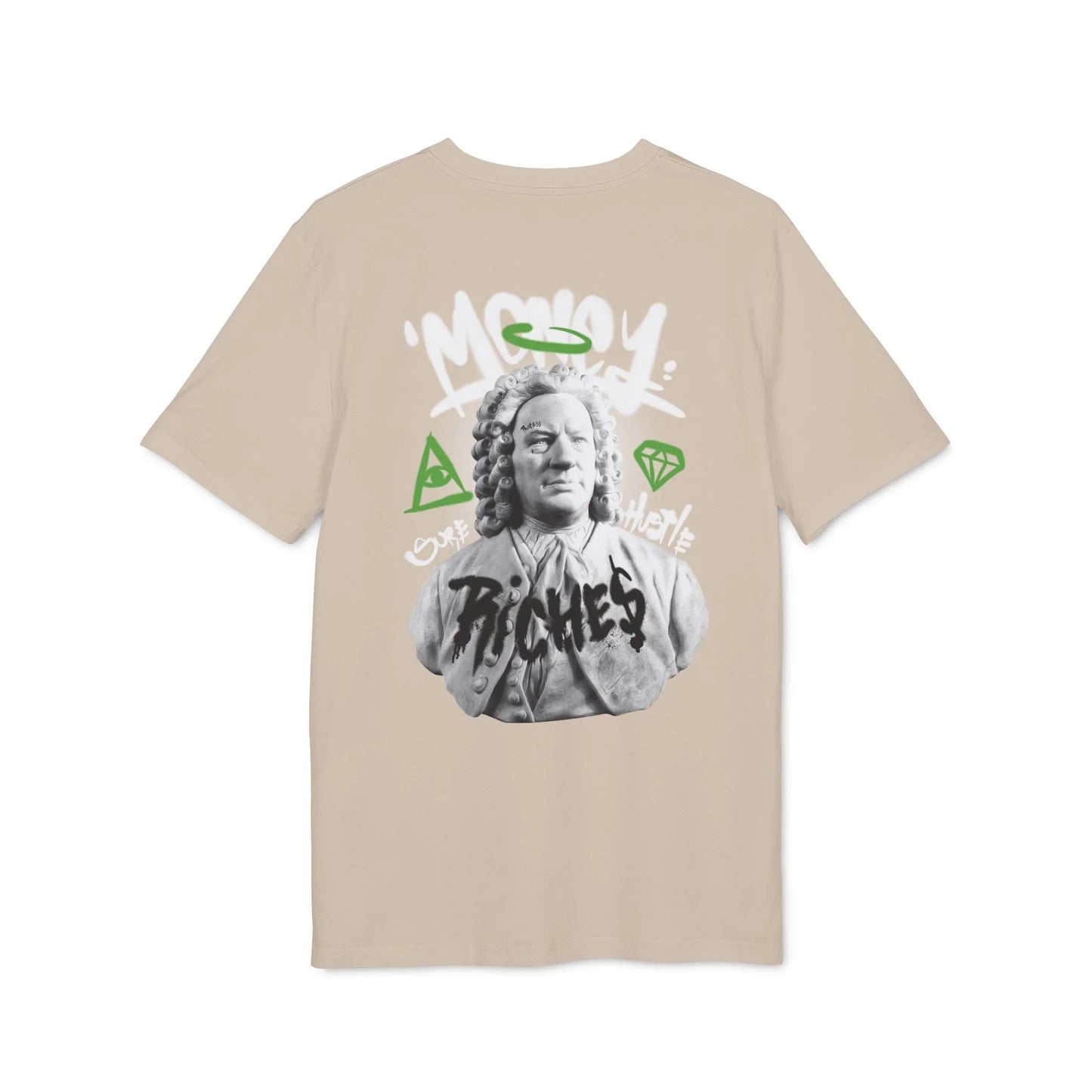 Money Riches - Gods Way - Premium Bio Unisex T-Shirt - Back Print - STREET STYLE