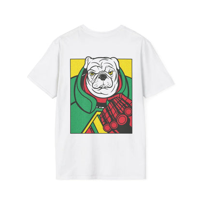 Pug - Comic Mafia - Unisex T-Shirt - Back Print - STREET STYLE