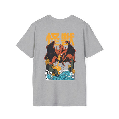 Phoenix - Kaiju Monster - Unisex T-Shirt - Back Print - STREET STYLE