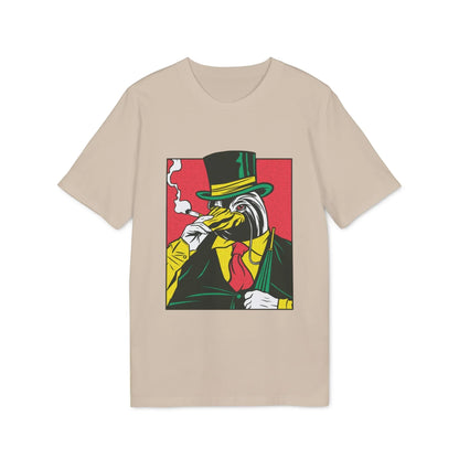 Smoking Penguin - Comic Mafia - Premium Bio Unisex T-Shirt - Front Print - STREET STYLE