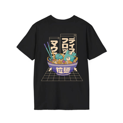 Tech Ramen - Anime World - Unisex T-Shirt - Back Print - STREET STYLE
