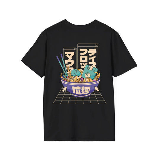 Tech Ramen - Anime World - Unisex T-Shirt - Back Print - STREET STYLE
