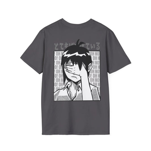 Face Palm Manga - Anime World - Unisex T-Shirt - Back Print - STREET STYLE