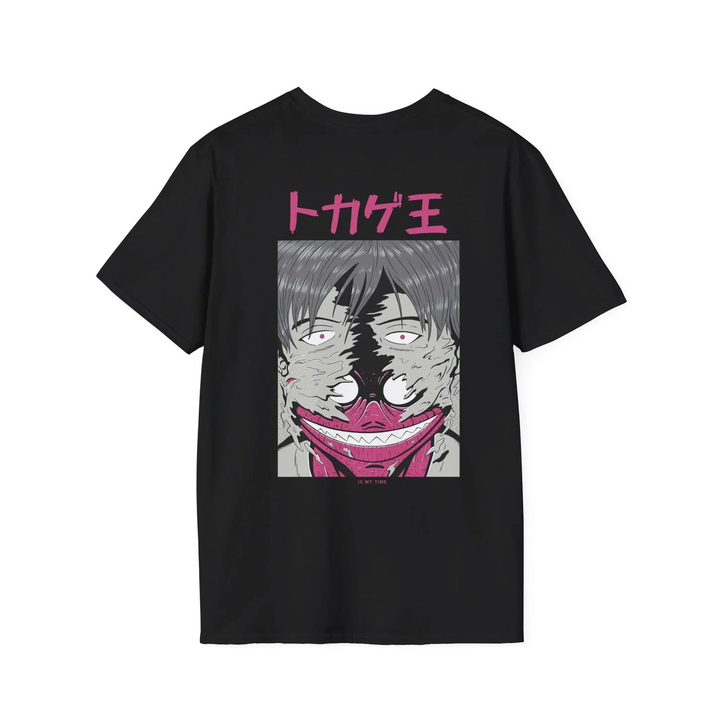 Is my Time - Japanese Horror - Unisex T-Shirt - Back Print - STREET STYLE