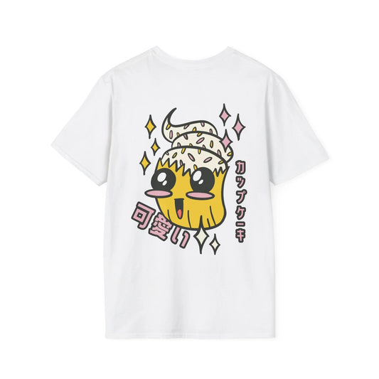 Kawaii Cupcake - Anime World - Unisex T-Shirt - Back Print - STREET STYLE