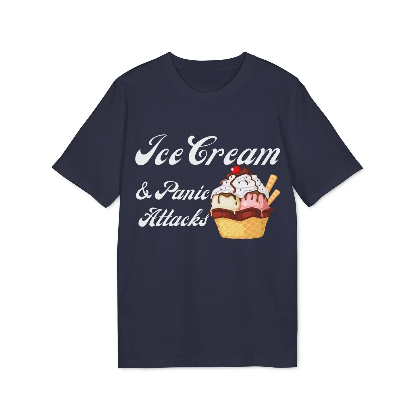 Ice Cream & Panic Attacks - See the Way - Premium Bio Unisex T-Shirt - Front Print - STREET STYLE