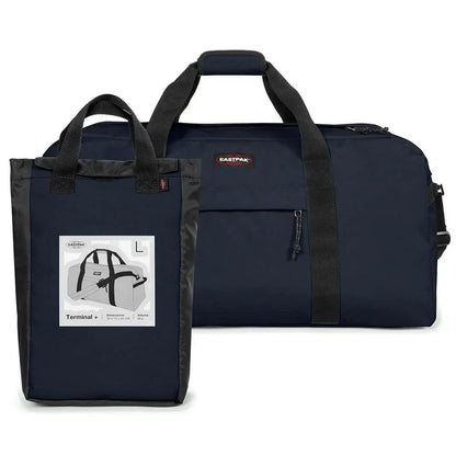 Eastpak Terminal + Duffel Bag, 38 x 75 x 34 cm, 96 L, Triple Denim, Terminal + - STREET STYLE