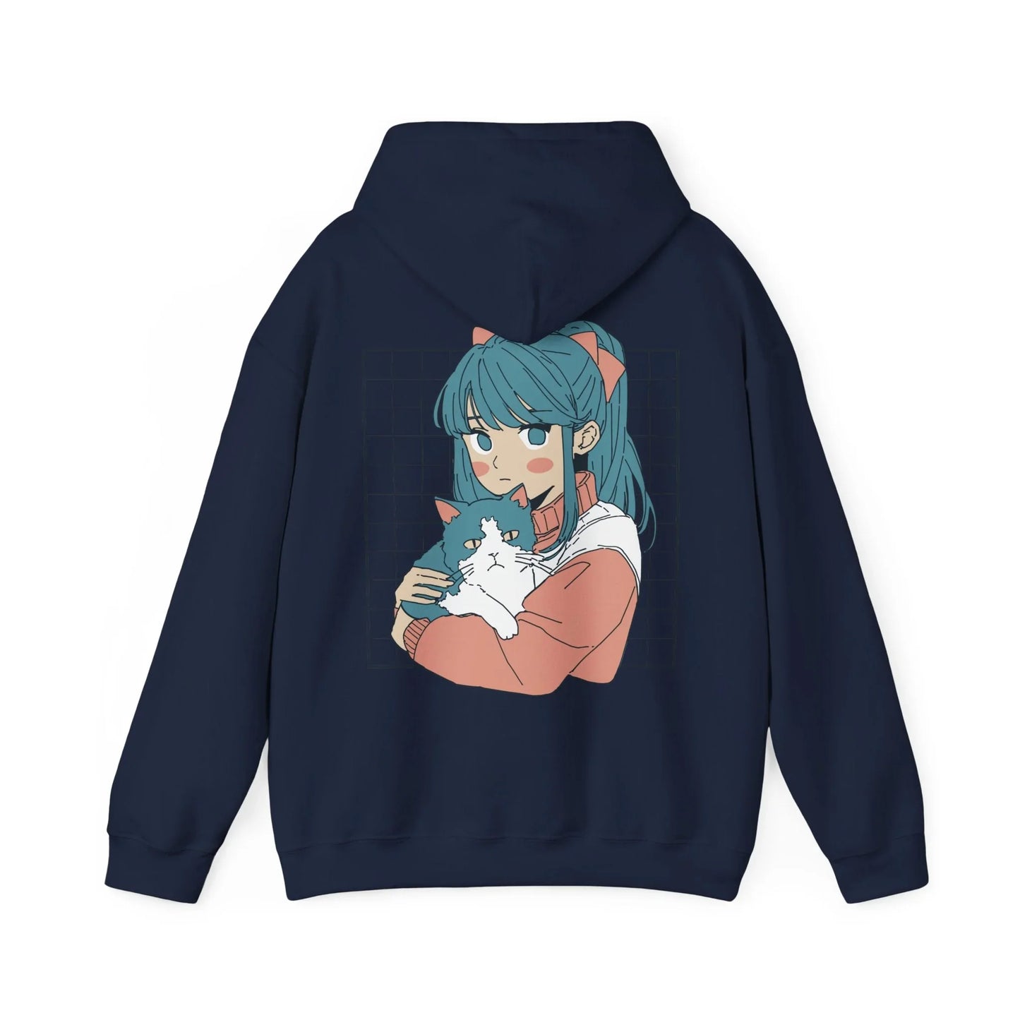 Anime Girl Cat - Anime World - Unisex Hoodie - STREET STYLE
