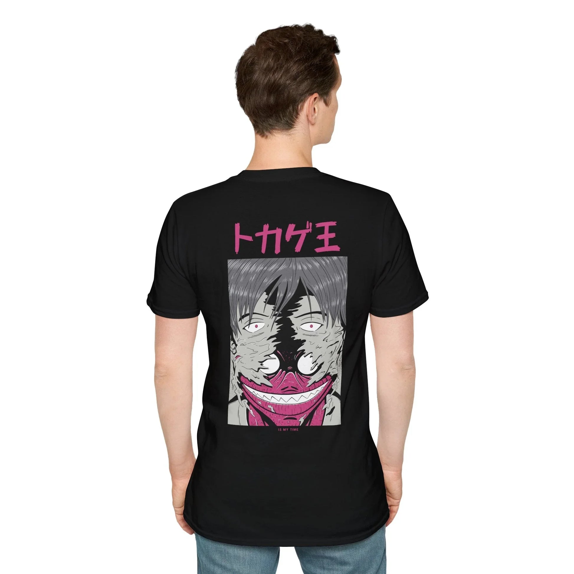 Is my Time - Japanese Horror - Unisex T-Shirt - Back Print - STREET STYLE