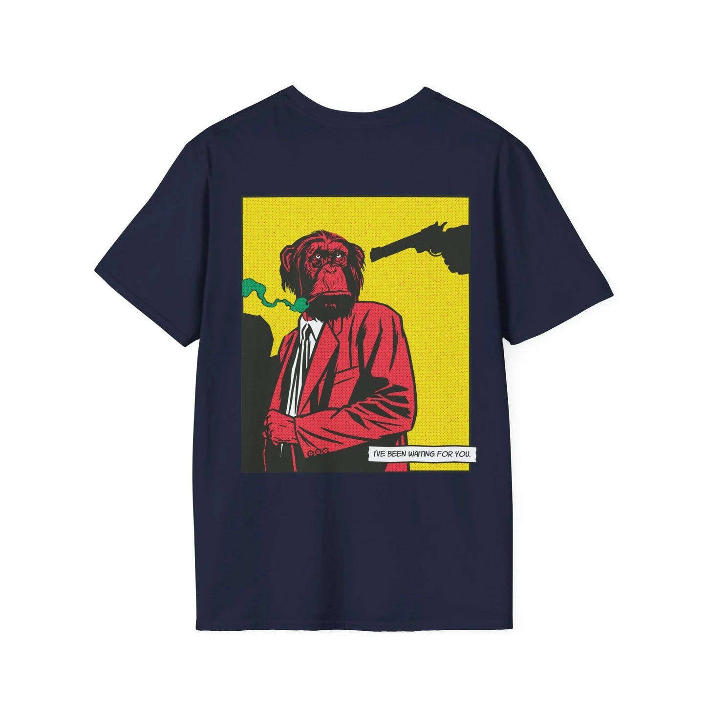 Monkey - Comic Mafia - Unisex T-Shirt - Back Print - STREET STYLE