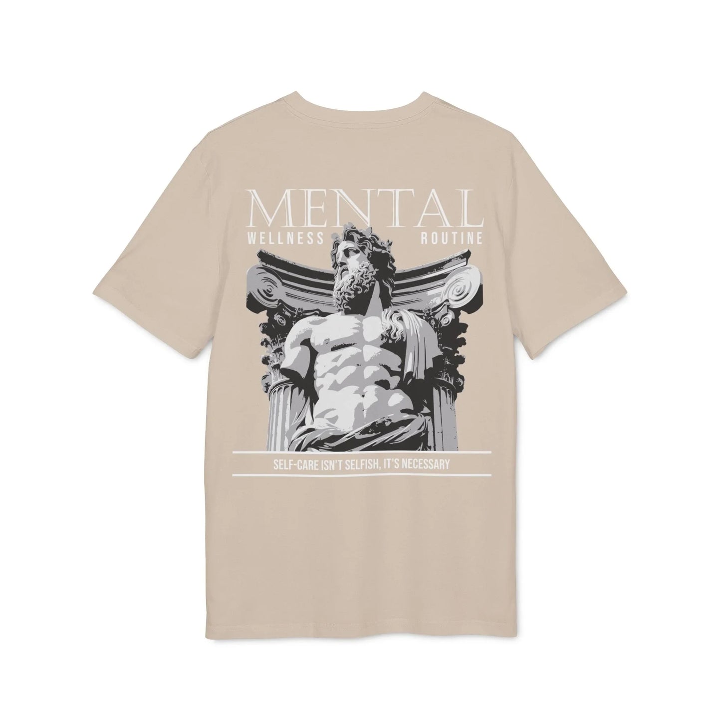 Mental Wellness Routine - Gods Way - Premium Bio Unisex T-Shirt - Back Print - STREET STYLE