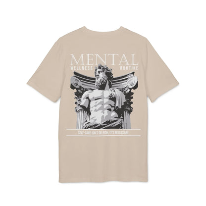 Mental Wellness Routine - Gods Way - Premium Bio Unisex T-Shirt - Back Print - STREET STYLE