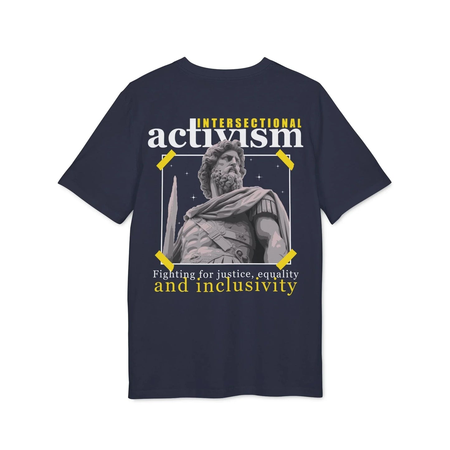 Intersectional Activism - Gods Way - Premium Bio Unisex T-Shirt - Back Print - STREET STYLE