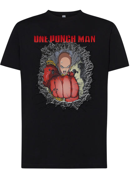 One Punch Man Manga Anime Fumetti 6002 T-shirt Urban Men Uomo 100% Cotone Pettinato JK - STREET STYLE