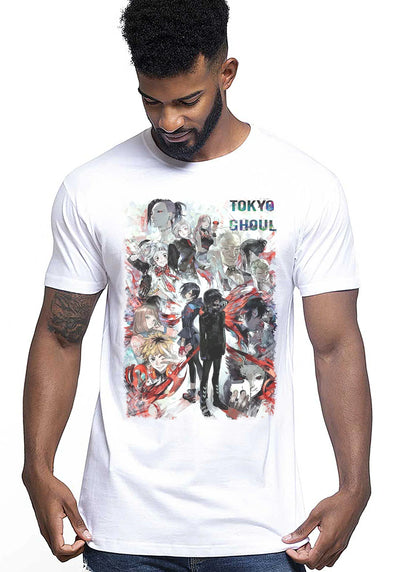 Tokyo Ghoul 4 Manga Anime Fumetti 6003-4 T-shirt Urban Men Uomo 100% Cotone Pettinato JK - STREET STYLE