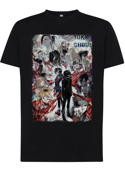 Tokyo Ghoul 4 Manga Anime Fumetti 6003-4 T-shirt Urban Men Uomo 100% Cotone Pettinato JK - STREET STYLE