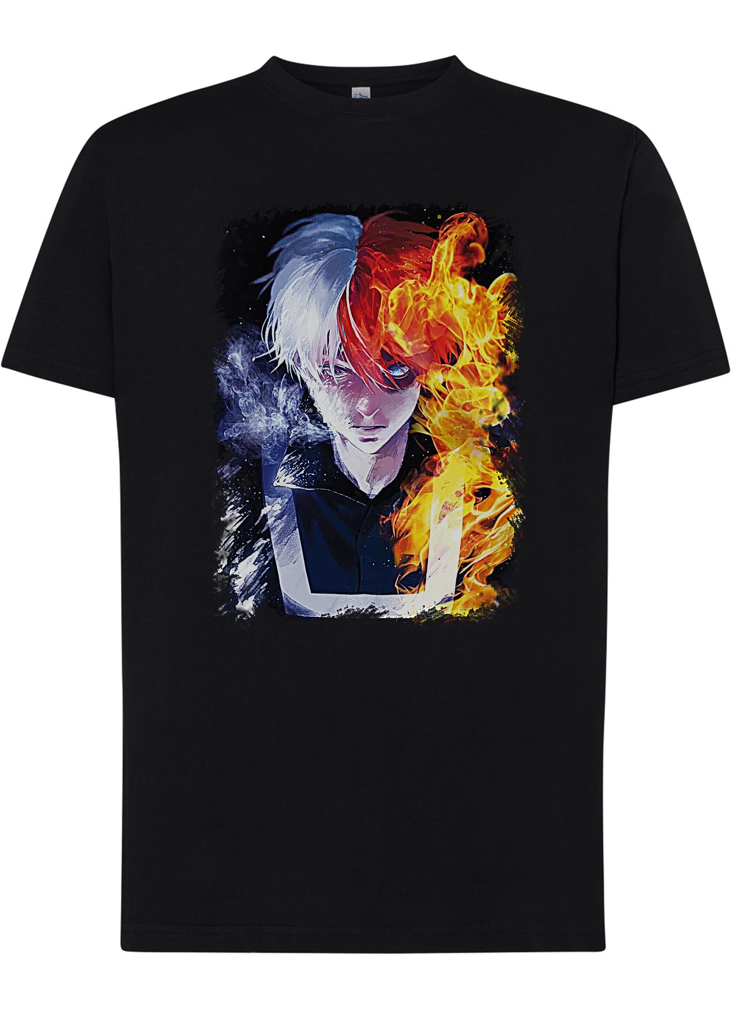 Todoroki Boku no Hero Academia Manga Anime Fumetti 6005-4 T-shirt Urban Men Uomo 100% Cotone Pettinato JK - STREET STYLE