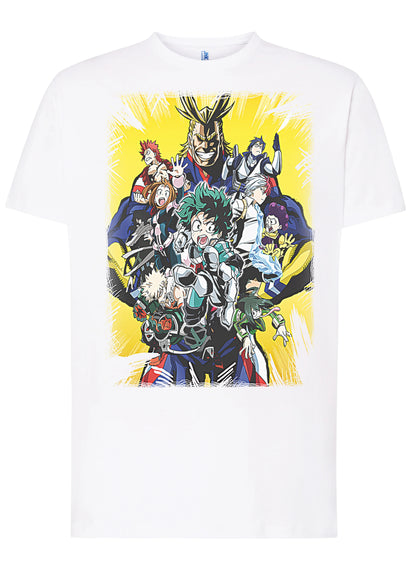 Boku no Hero Academia Manga Anime Fumetti 6005 T-shirt Urban Men Uomo 100% Cotone Pettinato JK - STREET STYLE