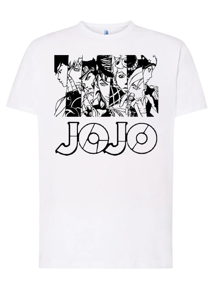 Jojo Adventure Manga Anime Fumetti 6007 T-shirt Urban Men Uomo 100% Cotone Pettinato JK - STREET STYLE