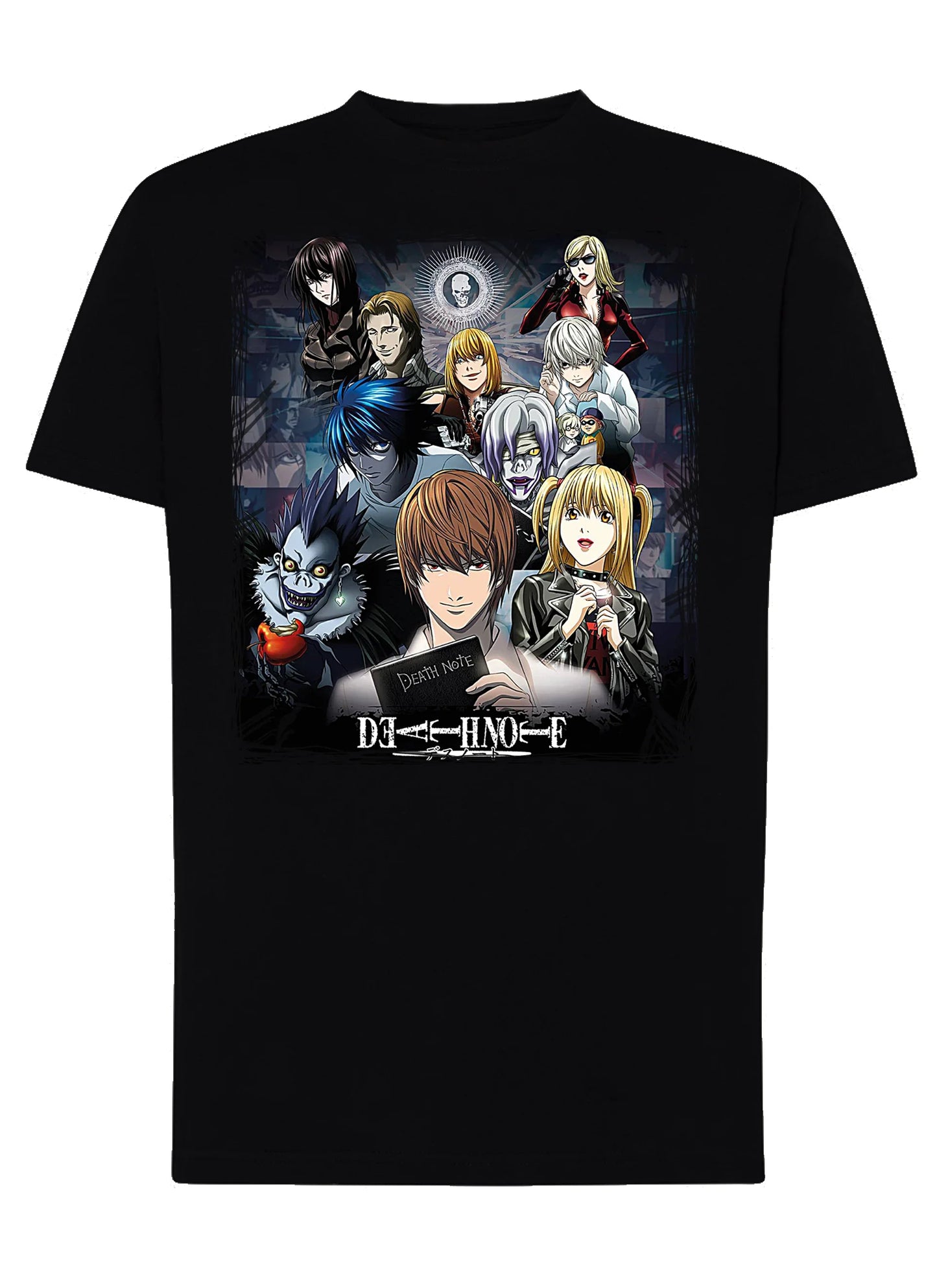 Death Note Manga Anime Fumetti 6010-2 T-shirt Urban Men Uomo 100% Cotone Pettinato JK - STREET STYLE
