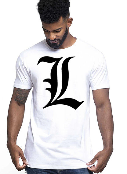 Death Note Manga Anime Fumetti 6010-3 T-shirt Urban Men Uomo 100% Cotone Pettinato JK - STREET STYLE