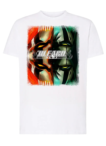 Bleach Doble face Manga Anime Fumetti 6011-4 T-shirt Urban Men Uomo 100% Cotone Pettinato JK - STREET STYLE