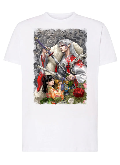 InuYasha Giapponese Manga Anime Fumetti 6013 T-shirt Urban Men Uomo 100% Cotone Pettinato JK - STREET STYLE