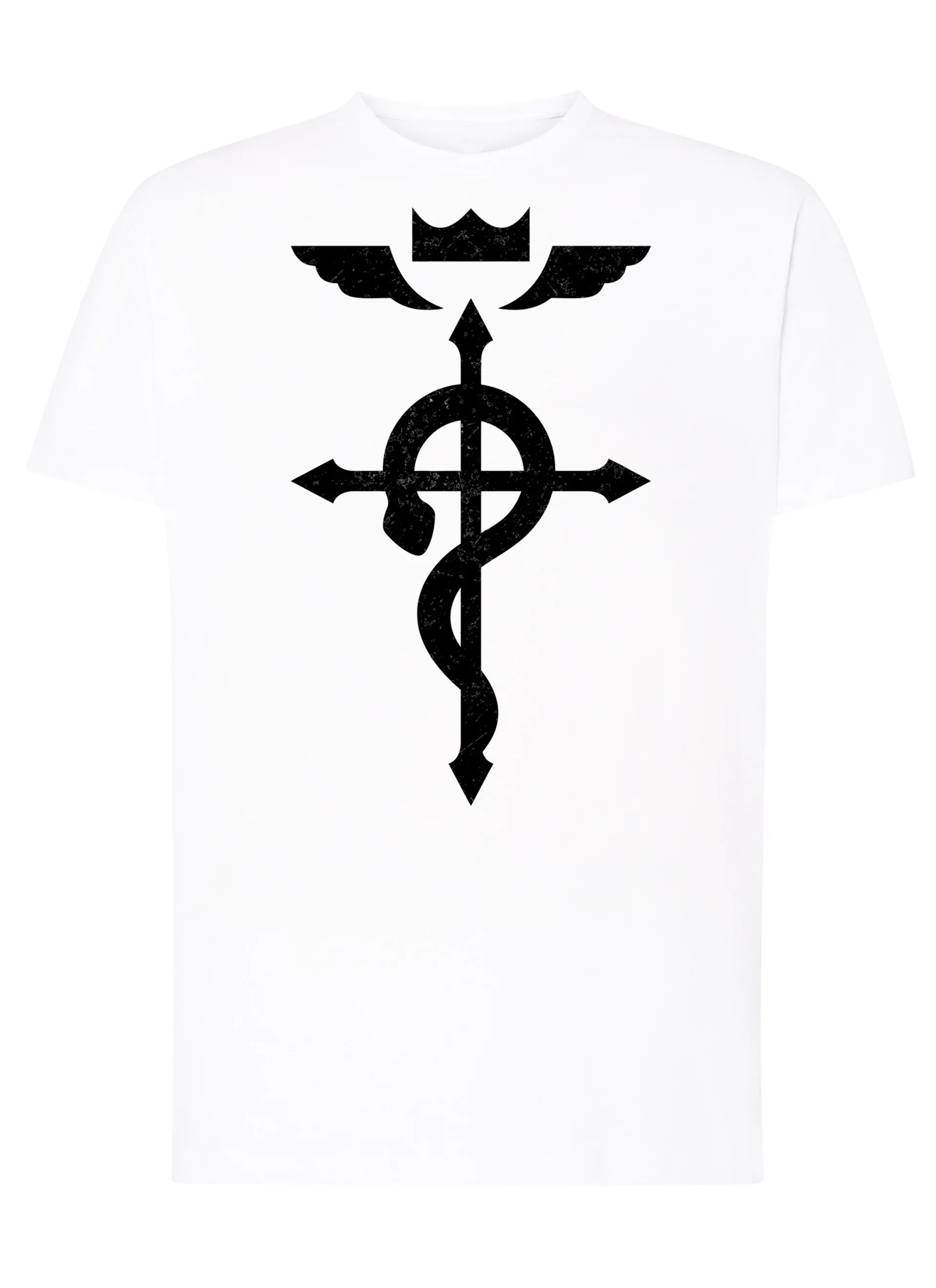 Fullmetal Alchemist Manga Anime Fumetti 6014-2 T-shirt Urban Men Uomo 100% Cotone Pettinato JK - STREET STYLE