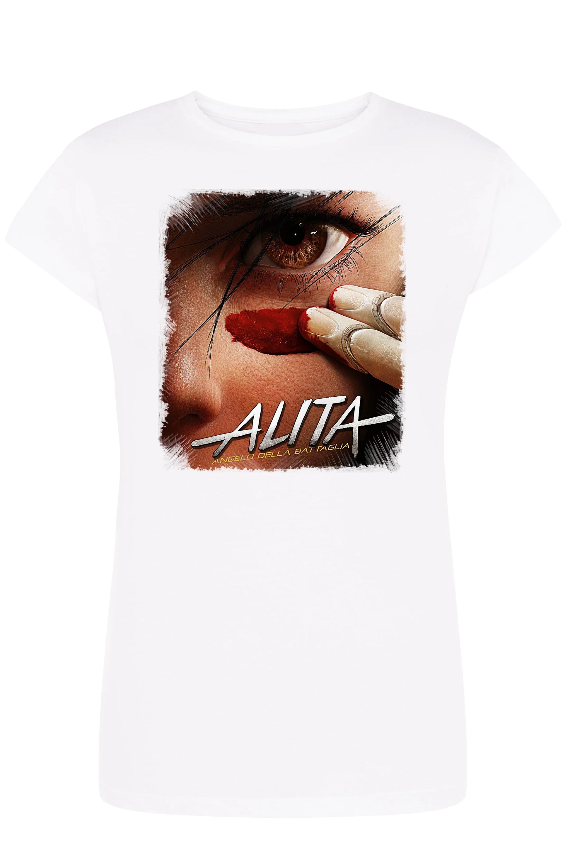 Alita Angelo Della Battaglia Manga Anime Fumetti 6015-2 Lady Donna 100% Cotone Pettinato JK - STREET STYLE