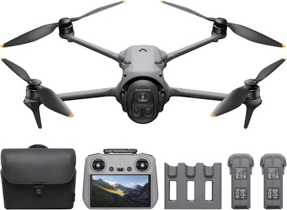 DJI Mavic 4 Pro Combo Creator 512 GB con DJI RC Pro 2, drone con tripla fotocamera dotato di fotocamera Hasselblad da 100 MP con CMOS 4/3, volo fino a 51 minuti, tre batterie, hub di ricarica e altro