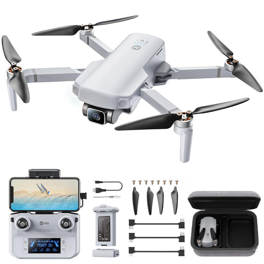 Holy Stone HS360E GPS 4K EIS Drone con telecamera per adulti, 249g leggero pieghevole FPV RC Quadcopter Drone con sensore da 12 megapixel, portata 6 km, ritorno automatico, seguimi, HS360S aggiornato