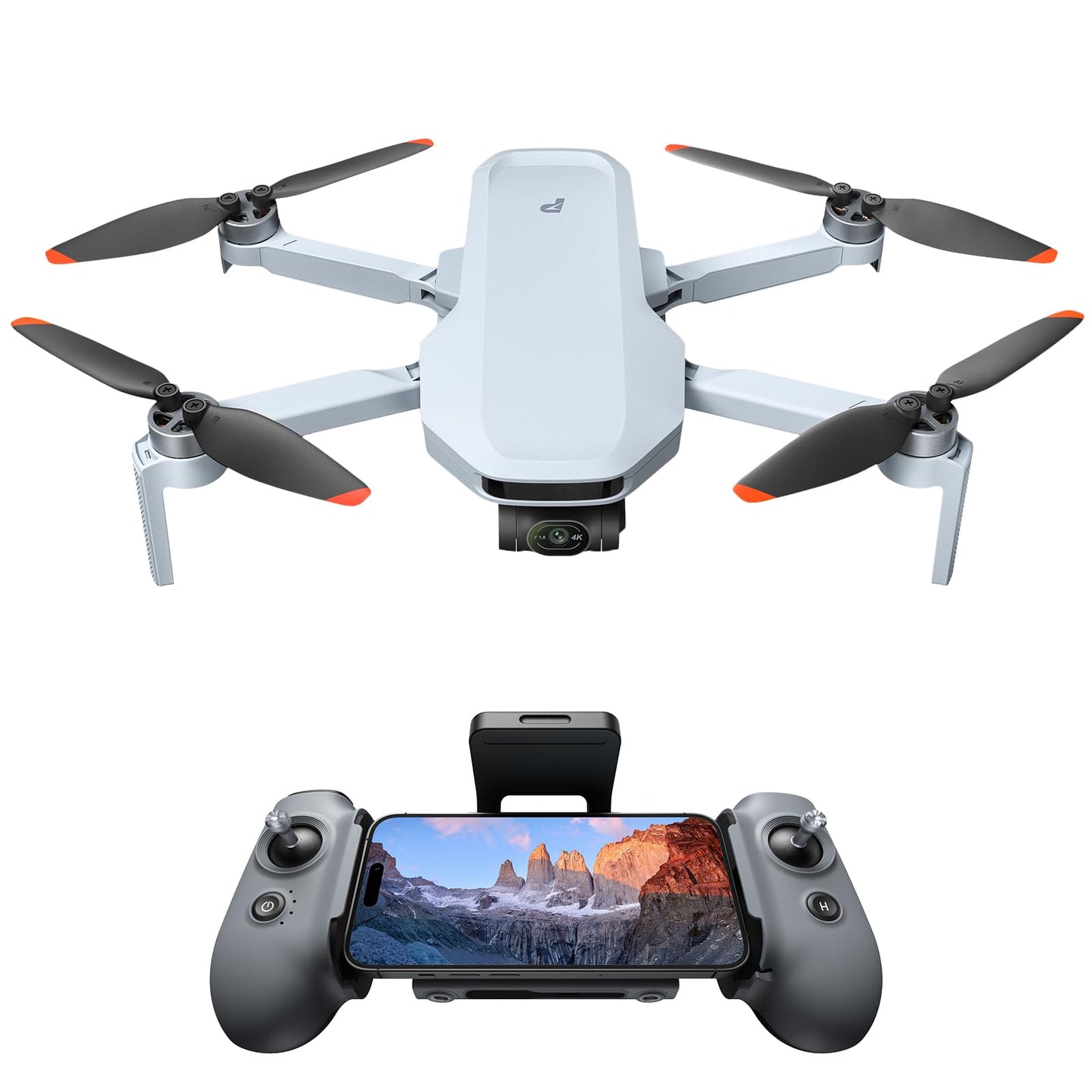 Potensic ATOM 2 Drone con Telecamera, Foto 8K, Video 4K HDR con Gimbal a 3 Assi, ＜249 g, 10KM Trasmissione, AI Segui/AI Scatto Notturno/Riprese Verticali/QuickShots, Fly More Combo (96 Minuti di Volo)