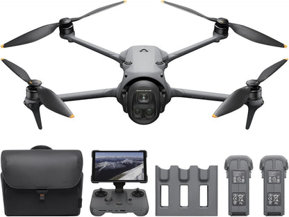 DJI Mavic 4 Pro Combo Creator 512 GB con DJI RC Pro 2, drone con tripla fotocamera dotato di fotocamera Hasselblad da 100 MP con CMOS 4/3, volo fino a 51 minuti, tre batterie, hub di ricarica e altro
