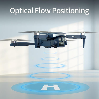 Drone con Fotocamera HD 1080P, Obiettivo Regolabile A 90°, Drone Pieghevole con Motore Brushless, Controllo con Gestualità, Avvitamenti 3D, Modalità Headless, Perfetto Per Principianti e Adulti