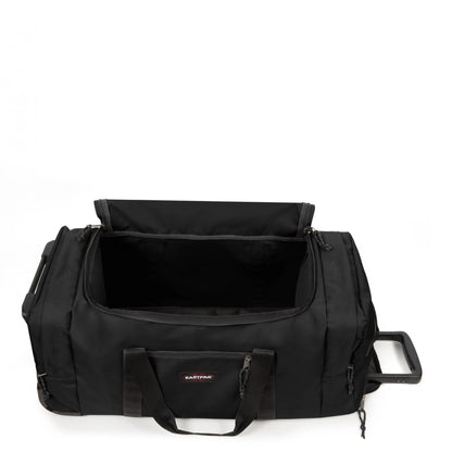 Eastpak Leatherface L + Duffel Bag, 86.5 x 36.5 x 38 cm, 104 L, Black, leatherface s+ - STREET STYLE