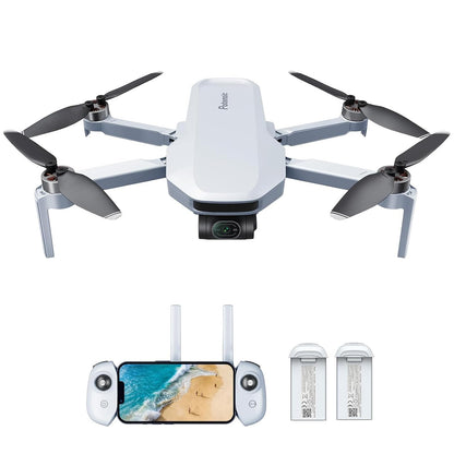 Potensic ATOM 4K GPS Drone Pieghevole con Gimbal a 3 Assi, ＜249 g, 6KM Trasmissione, 12MP Foto, 64 Minuti di Volo con 2 Batterie, QuickShots, Seguito Visivo, C0