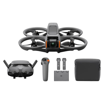 DJI Avata 2 Fly Smart Combo (una batteria), drone FPV con fotocamera 4K, esperienza immersiva, paraeliche integrati, FOV da 155°, drone con fotocamera con Goggles N3 e RC Motion 3