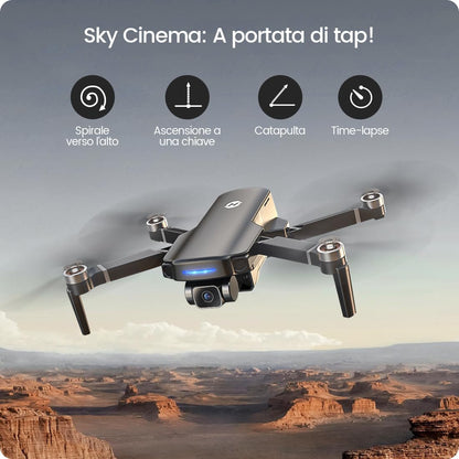 Holy Stone HS360S GPS Drone con Telecamera 4K per Adulti Principianti, RC quadcopterr con 3KM FPV Trasmissione, Motore Brushless, Follow Me, Ritorno a Casa Intelligente, Trasmissione 5G, meno di 249g