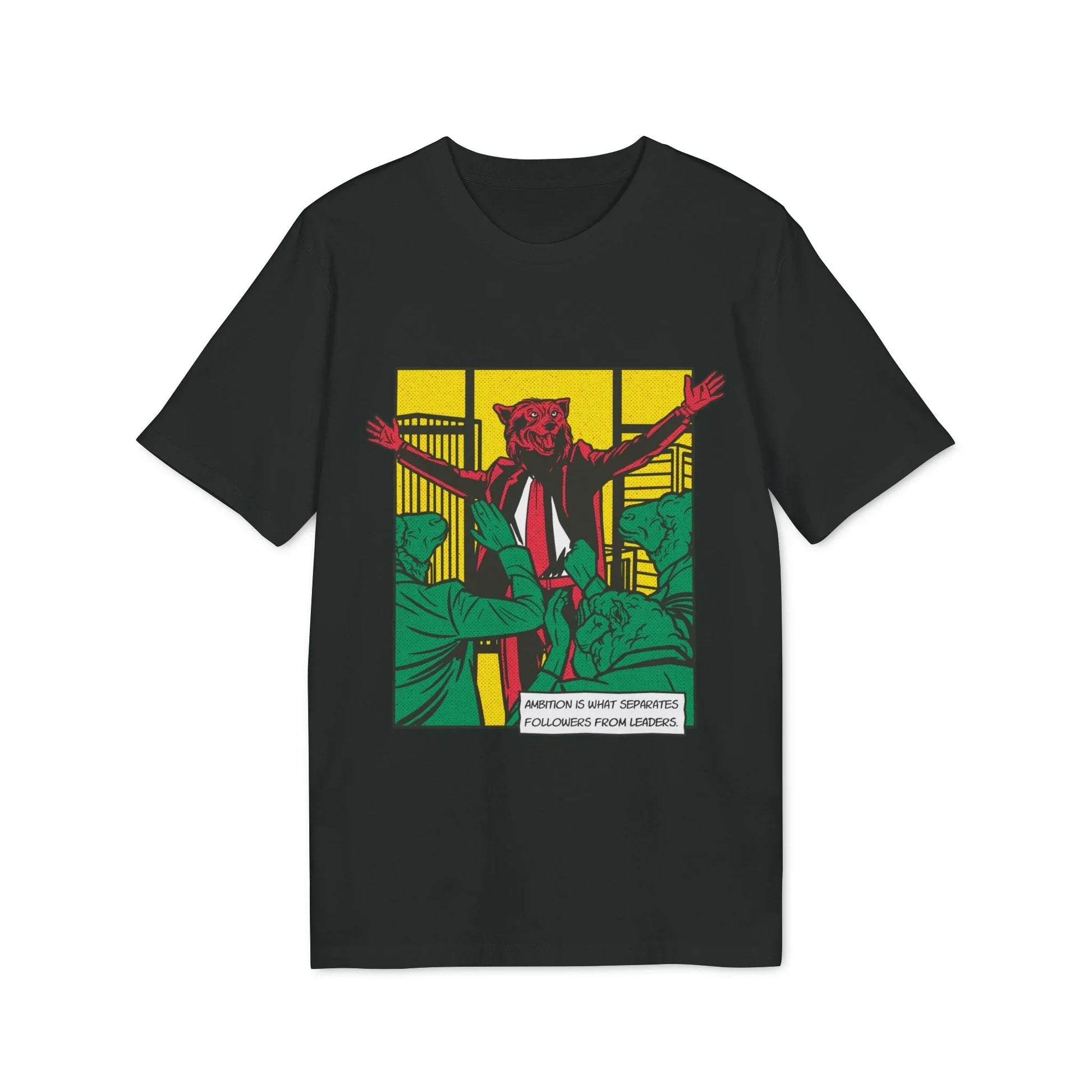 Wolf of Wall Street - Comic Mafia - Premium Bio Unisex T-Shirt - Front Print - STREET STYLE