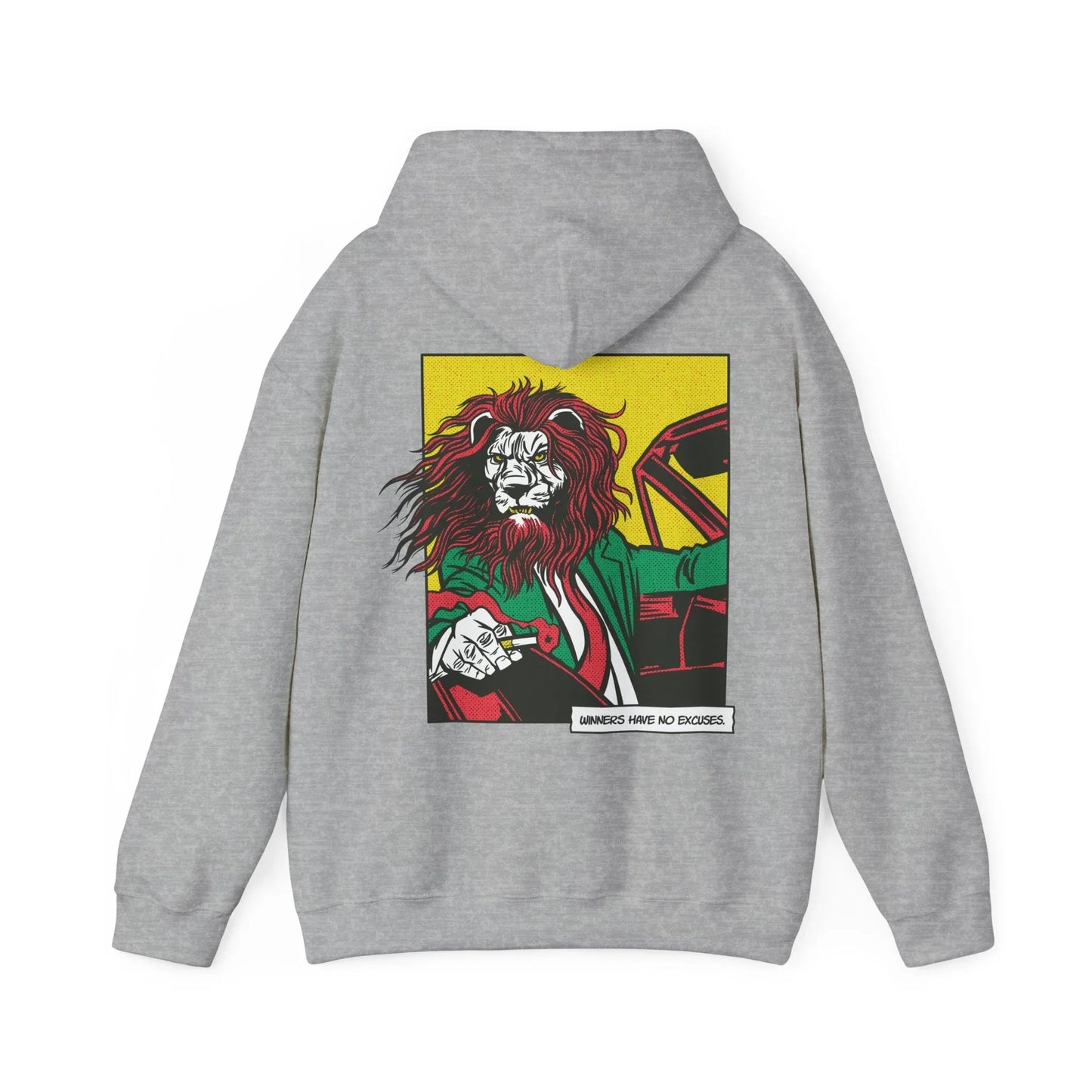 Lion Car - Comic Mafia - Unisex Hoodie - STREET STYLE